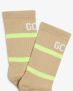 אבזר GCDS 88 גרביים עם לוגו בז' גברים 0028207 - Image 3