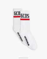 אבזר GCDS גרבי לוגו לבן גברים 0028201
