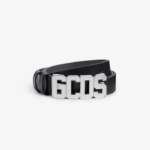 אבזר GCDS חגורת לוגו קלאסית כסף גברים 0028264