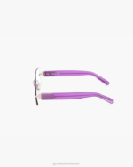 אבזר GCDS משקפי ראייה מלבניים gd0033 שקוף/סגול גברים 0028271 - Image 2