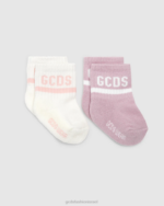 אבזר GCDS סט גרביים משני חלקים להקת לוגו לִילָך ילדים 0028648