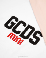 אבזר GCDS שמיכת לוגו לתינוק לתינוק ורד פנינה ילדים 0028653 - Image 3