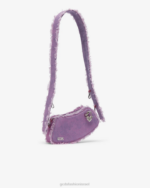 אבזר GCDS תיק crossbody קטן עם פסיק ג'ינס וָרוֹד גברים 0028247 - Image 4