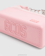 אבזר GCDS תיק מטילדה ניילון וָרוֹד נשים 0028563 - Image 3