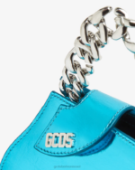 אבזר GCDS תיק תינוק טרנספלי בפסיק כחול בהיר נשים 0028523 - Image 4
