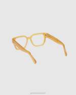 אבזר GCDS gd5013 משקפי ראייה בריבוע צהוב גברים 0028283 - Image 3