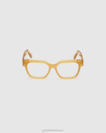 אבזר GCDS gd5013 משקפי ראייה בריבוע צהוב גברים 0028283 - Image 4