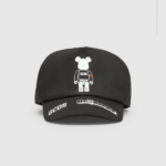 אבזר GCDS x Be@rbrick כובע בייסבול ג'וניור שָׁחוֹר ילדים 0028782