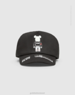 אבזר GCDS x Be@rbrick כובע בייסבול ג'וניור שָׁחוֹר ילדים 0028782