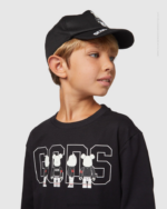 אבזר GCDS x Be@rbrick כובע בייסבול ג'וניור שָׁחוֹר ילדים 0028782 - Image 3