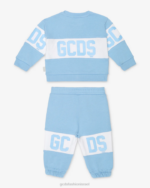 הַלבָּשָׁה GCDS אימונית להקת לוגו לתינוק מלאך כחול ילדים 0028607 - Image 2