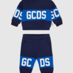 הַלבָּשָׁה GCDS אימונית עם מוטיב לוגו לתינוק כחול כהה ילדים 0028597