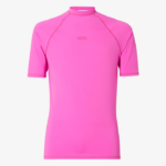 הַלבָּשָׁה GCDS לוגו קלאסי שרוולים קצרים rashguard ורוד פוקסיה גברים 002894