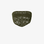 הַלבָּשָׁה GCDS מונוגרם מקרמה מיני טופ ירוק צבאי נשים 0028369