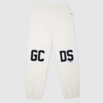 הַלבָּשָׁה GCDS מכנסי טרנינג להקת לוגו ג'וניור צבע קרם ילדים 0028743