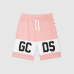 הַלבָּשָׁה GCDS מכנסי להקת לוגו ג'וניור וָרוֹד ילדים 0028744