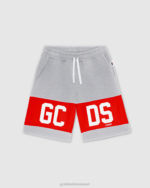 הַלבָּשָׁה GCDS מכנסי להקת לוגו ג'וניור אפור ילדים 0028746