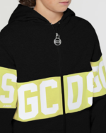 הַלבָּשָׁה GCDS קפוצ'ון להקת לוגו ג'וניור ליים ילדים 0028690 - Image 5