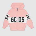 הַלבָּשָׁה GCDS קפוצ'ון להקת לוגו ג'וניור וָרוֹד ילדים 0028688