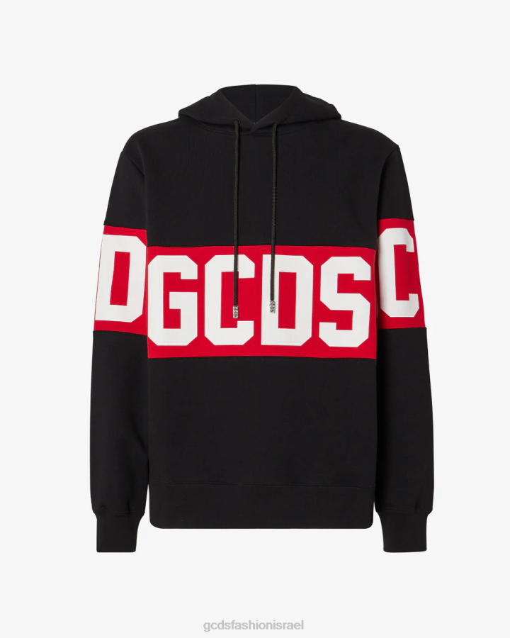 d794d6b7d79cd791d6b8d6bcd7a9d6b8d781d794_gcds_d7a7d7a4d795d7a6d795d79f_d7a8d792d799d79c_d79cd794d7a7d7aa_d79cd795d792d795_d.png הַלבָּשָׁה GCDS קפוצ'ון רגיל להקת לוגו שָׁחוֹר גברים 002874 - Image 1