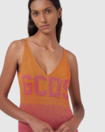 הַלבָּשָׁה GCDS שמלה ארוכה משפילה לורקס סַסגוֹנִיוּת נשים 0028562 - Image 4