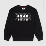 הַלבָּשָׁה GCDS x Be@rbrick צוואר צוואר זוטר שָׁחוֹר ילדים 0028705