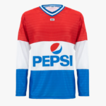 הַלבָּשָׁה GCDS x Pepsi חולצת טריקו הוקי עם שרוולים ארוכים שָׁחוֹר גברים 002880